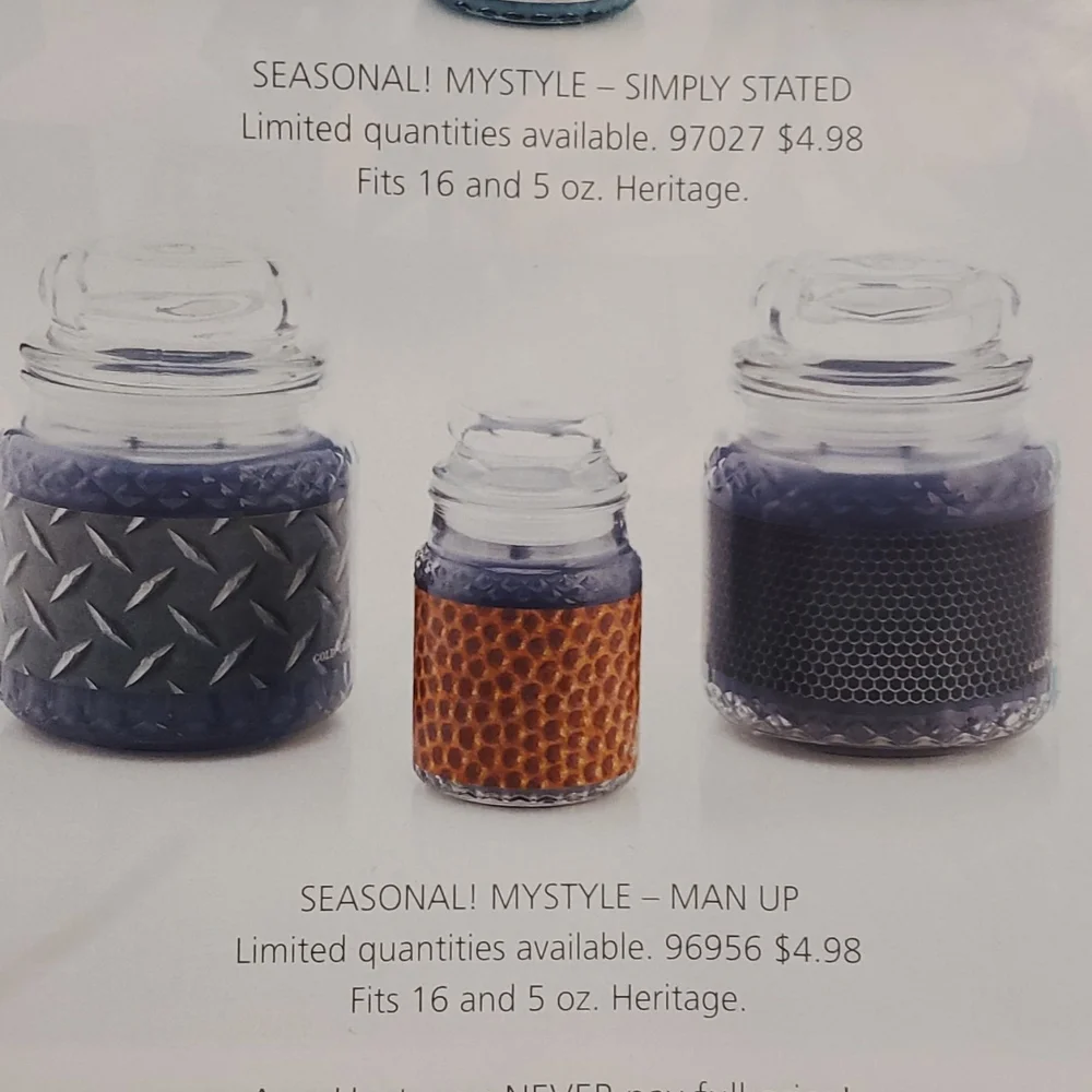 NWT MYstyle Man Up Candle Stickers from Gold Canyon - 3 labels‎ per pack